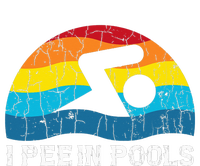 I Pee In Pools Funny Swimmer Swimming Coach Player Valucap Bio-Washed Visor