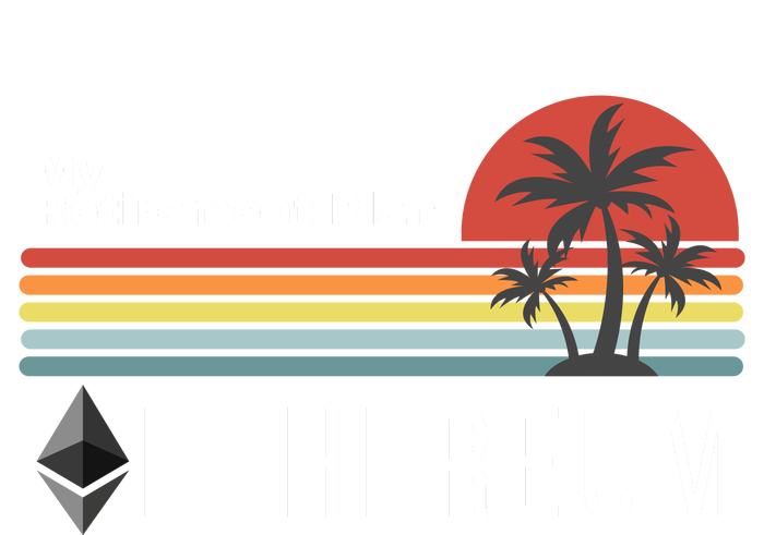 Ethereum My Retirement Plan Blockchain ETH Crypto HODL ETH Kids Hoodie