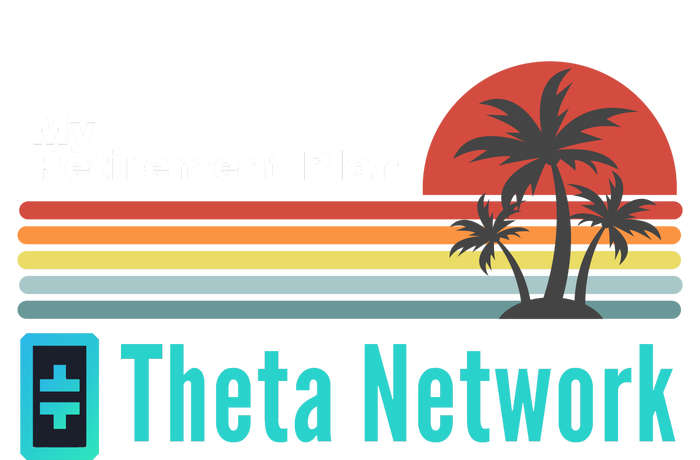 Theta Network My Retirement Plan Blockchain Crypto DeFi Tie-Dye T-Shirt