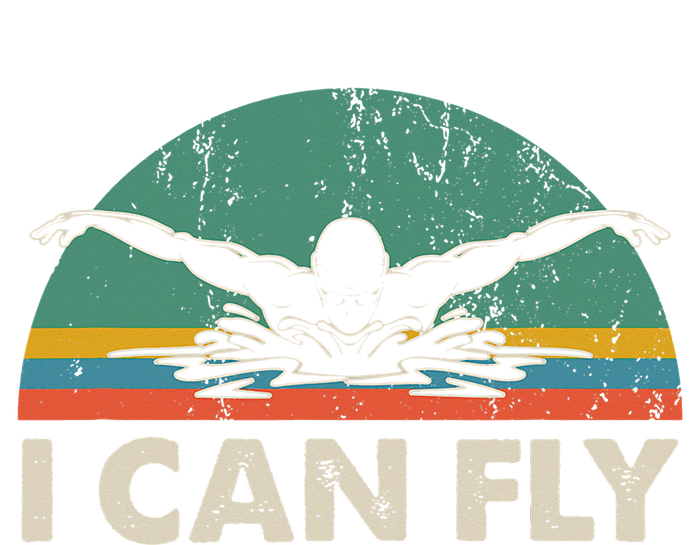 Swimming I Can Fly vintage team coach Hoodie