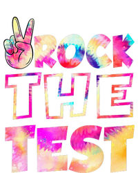 Peace Tie Dye Rock The Test Happy Testing Day Teacher Lover T-Shirt