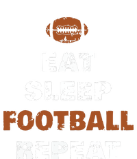 Eat Sleep Football Repeat Love Football Vintage Gift Women's Perfect Tri Tunic Long Sleeve Shirt