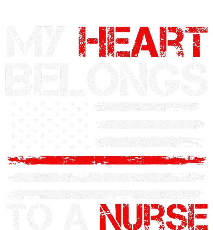 Cute Boyfriend Nurse Quote My Heart Belongs To A Nurse Funny T-Shirt