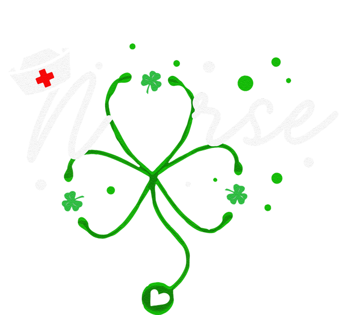 Irish Nurse Stethoscope Scrub St Patricks Day Nurses T-Shirt