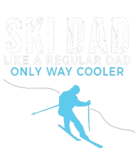 Funny Ski Dad Skier Cropped Pullover Crew