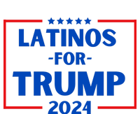 Latinos For Trump 2024 Donald Trump 2024 Ceramic Star Ornament