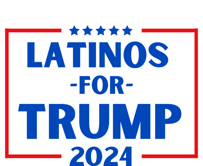 Latinos For Trump 2024 Donald Trump 2024 Ceramic Star Ornament