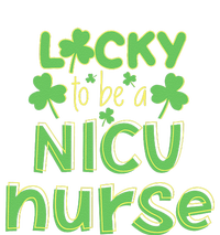 Lucky To Be A NICU Nurse ST Patricks Day Gift RN Shamrock T-Shirt