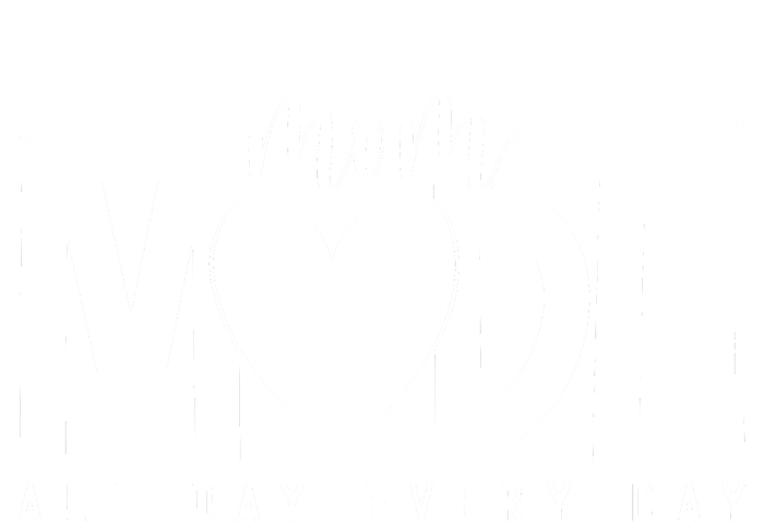 Mom Mode All Day Every Day Happy Mother's Day Mother Life Women's Knotted Racerback Tank