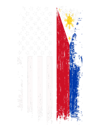 Filipino American Flag Gift Cool Gift Pride Philippines Gift Kids Tie-Dye T-Shirt