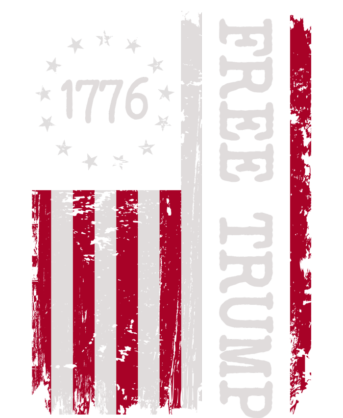 Free Trump Destressed 1776 Betsy Ross USA Flag Sustainable Knit Beanie