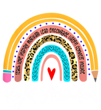 Flight Attendant Rainbow Leopard Travel And Tourism Gift T-Shirt