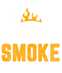 Vintage Smoke Meat Every Day Meat Eater Bbq Smoker Design Gift T-Shirt