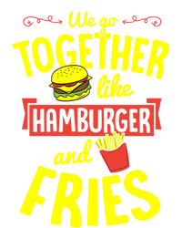 We Go Together Like Hamburger And Fries Valentines Day Gift Valucap Bio-Washed Visor