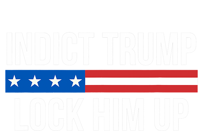 Indict Trump Lock Him Up Flexfit Unipanel Trucker Cap