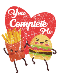 You Complete Me Food Valentine Day Hamburger Fries Matching Gift Toddler Long Sleeve Shirt