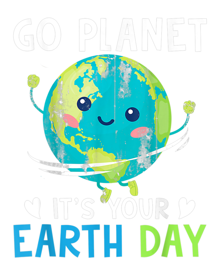 Retro Go Planet It's Your Earth Day Full Zip Hoodie