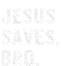 Jesus Saves Bro Vintage Christian Religious Faith Gifts Women's Knotted Racerback Tank