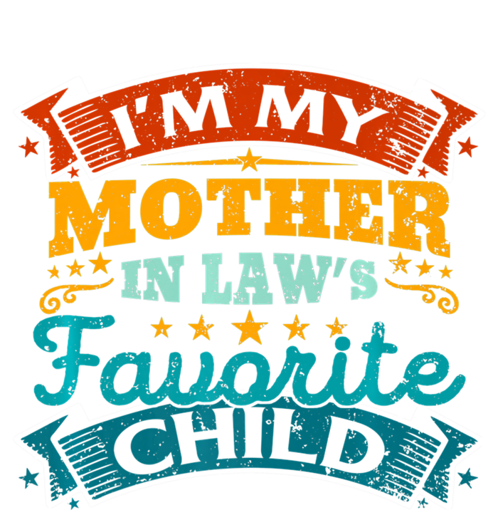 Retro I'm My Mother In Laws Favorite Child Infant Fleece One Piece