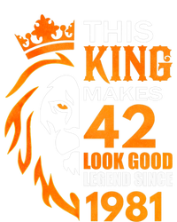 This King Makes 42 Look Good Legend Since 1981 T-Shirt