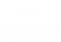 665 The Neighbor Of The Beast Novelty Halloween Gift Full-Length Apron With Pockets