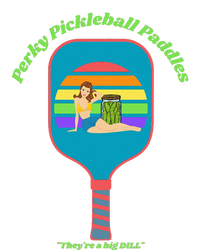 Cute Perky Pickleball Paddle with PinUp Tank Top