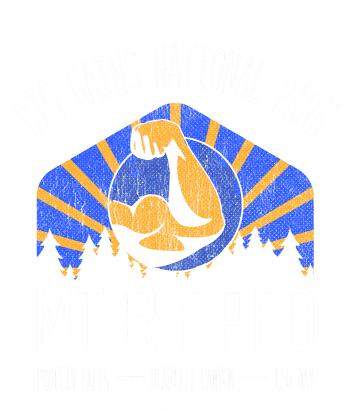 Funny Cute Gift Big Gains National Park Cute Gift Mt Ripped Cute Gift Leg Day Gi Ladies Essential Tank