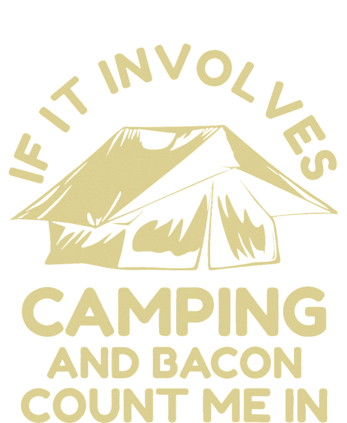 If It Involves Camping And Bacon Count Me In Camping Women's Perfect Tri Rocker Tank