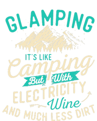 Glamping Definition Glamper Glamorous Camping Camper Cropped Pullover Crew