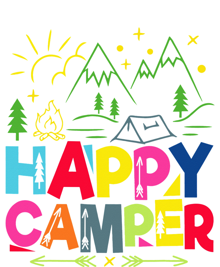 Happy Camper Camping Funny Coaster