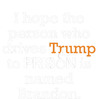 I Hope The Person Who Drives Trump To Prison Named Brandon T-Shirt