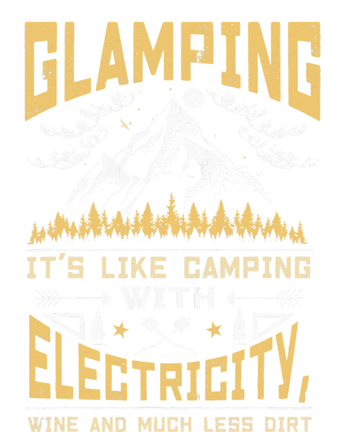 Gift Glamping Camping Wine Camper Happy Glamper Toddler Hoodie