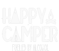 Happy Camper Fueled By Alcohol Funny Drinking Party Camping Pom Pom 12in Knit Beanie