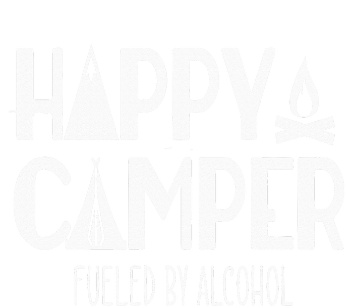 Happy Camper Fueled By Alcohol Funny Drinking Party Camping Pom Pom 12in Knit Beanie