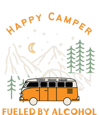 Happy Camper Fueled By Alcohol Funny Drinking Party Camping T-Shirt