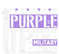 Purple Up Month Of Military Child Awarenes Cooling Performance Long Sleeve Crew