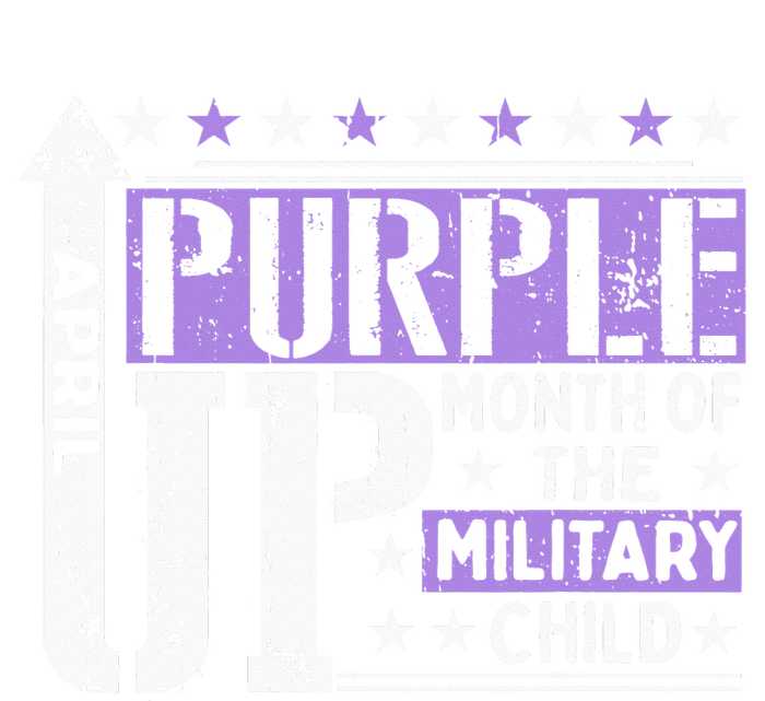 Purple Up Month Of Military Child Awarenes Cooling Performance Long Sleeve Crew