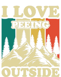 I Love Peeing Outside Funny Joke Camping Hiking Mountain T-Shirt