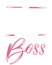 Sing Like A Boss Gift Lady Boss Power Gift Meaningful Gift Women's Tri-Blend 3/4-Sleeve Raglan Shirt