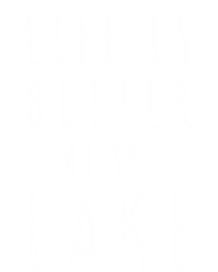 Life Is Better At The Lake Camp Gift Valucap Bio-Washed Visor