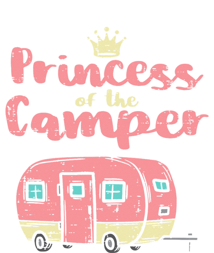 Princess Of Camper Cute Camping Van Trailer RV Cooling Performance Long Sleeve Crew