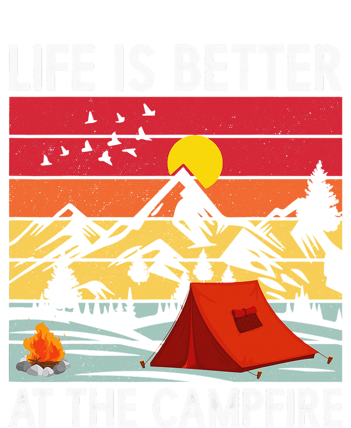 Life is Better at The Campfire Funny Hiking & Camping Mousepad