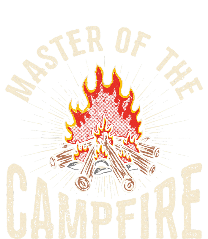 Master of the Campfire Wilderness Glamping Campfire Nature Cropped Pullover Crew