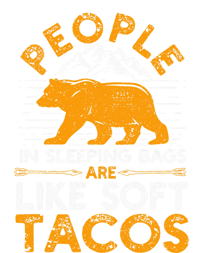 People In Sleeping Bags Are Like Soft Tacos Mexican Camping Kids Long Sleeve Shirt