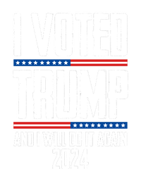 Trump 2024 I Voted Trump And I Will Do It Again Performance Long Sleeve Polo