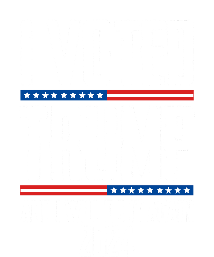 Trump 2024 I Voted Trump And I Will Do It Again Performance Long Sleeve Polo