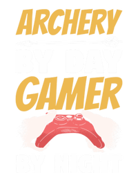 Archery By Day Gamer By Night Bow Hunting Archer Funny Gift T-Shirt