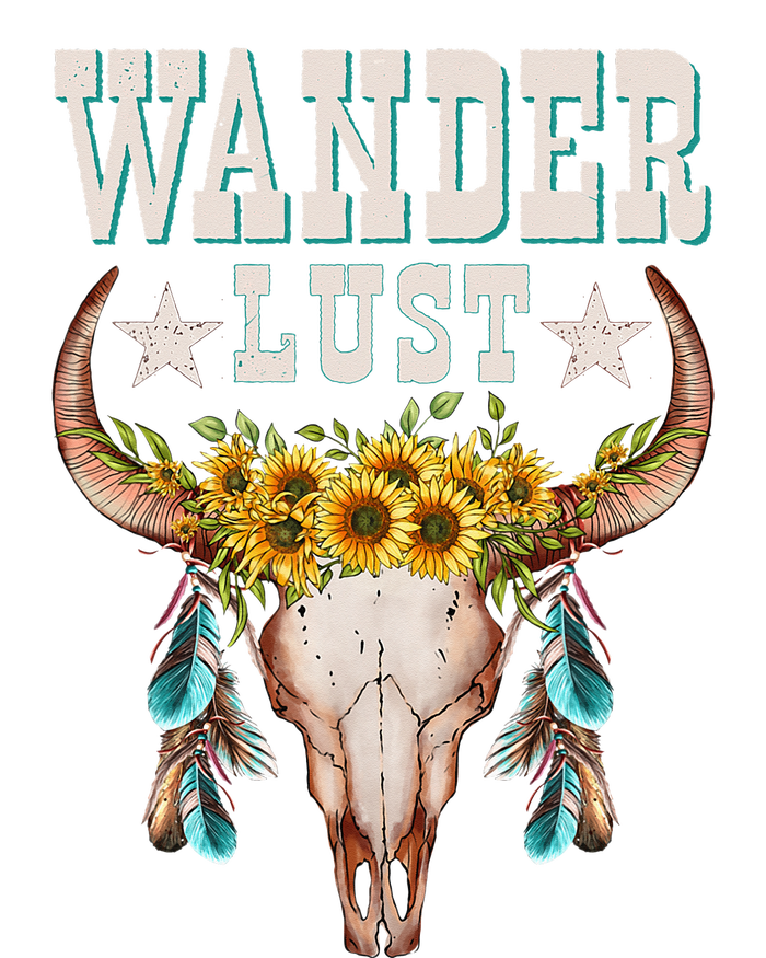 Wanderlust Country Western Boho Cow Skull Adventure Mesh Reversible Basketball Jersey Tank