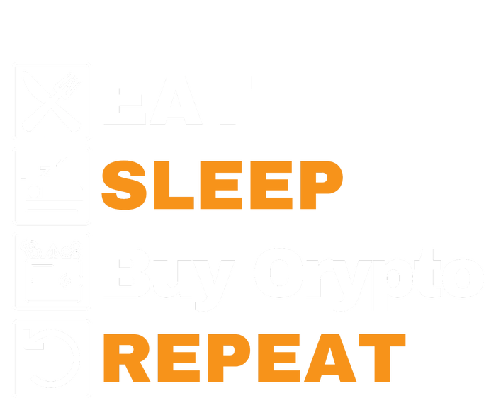 Eat Sleep Repeat Buy Crypto Bitcoin Blockchain Crypto Ladies Essential Flowy Tank