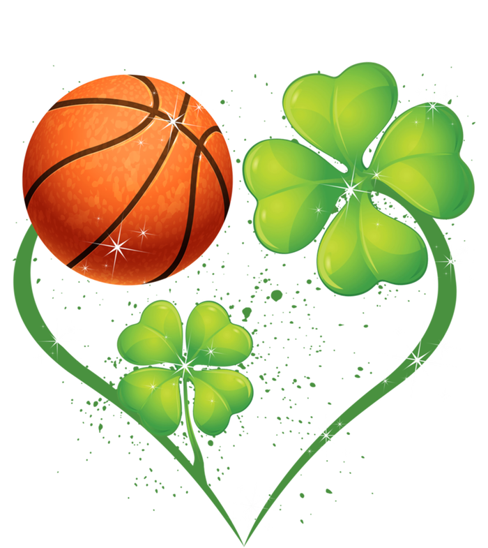 Love Basketball Shamrock Clover Saint Patrick's Day Gift Long Sleeve Shirt